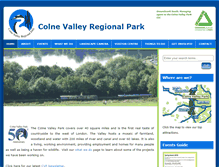 Tablet Screenshot of colnevalleypark.org.uk